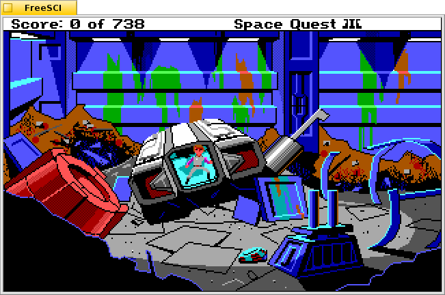 FreeSCI is a interpreter for SCI games (bin tool)