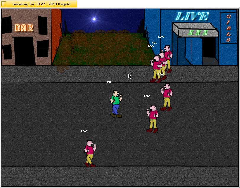 A simple fight game