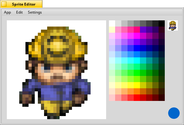 Little editor to create sprites for games.
