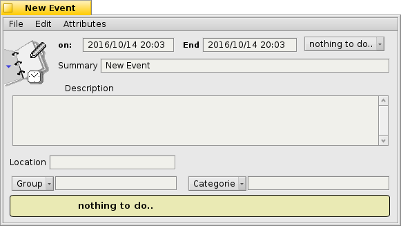 Event manager for Haiku OS